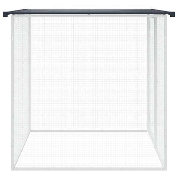 Клетка за пилета с покрив, 103x98x90 см, поцинкована стомана