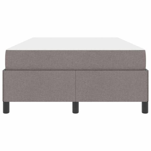 Легло с пружинирана основа Таупе 120 x 190 cm текстил