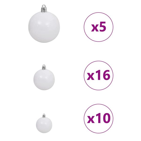 С изкуствено коледно дърво с поставка Зелен 210 cm PE и PVC