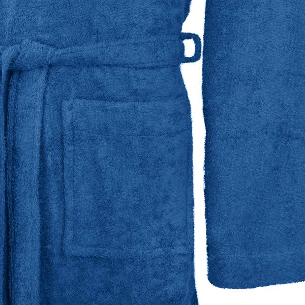 Халат за баня KINN Синьо XL Памук