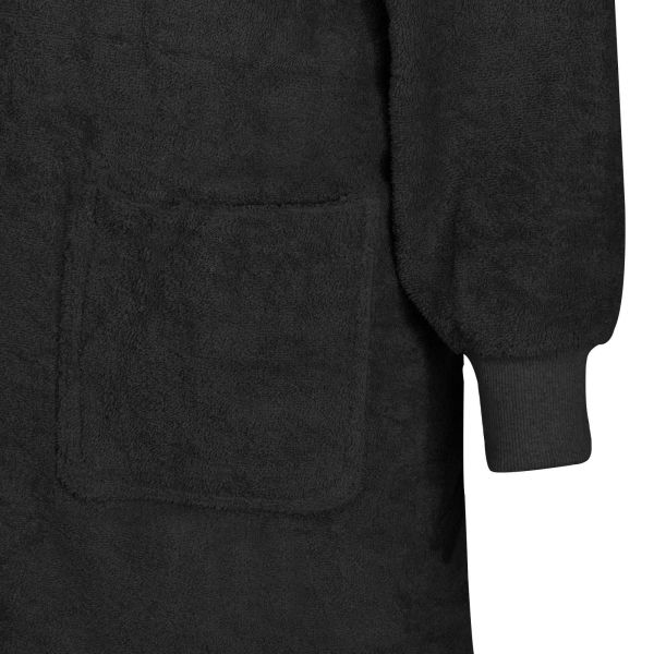 Одеяло с качулка KINN Черно L Памук