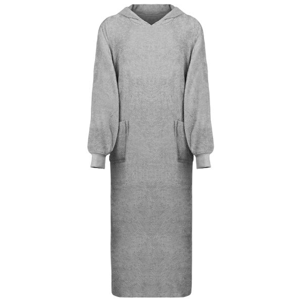 Одеяло с качулка KINN Сив XXL Памук