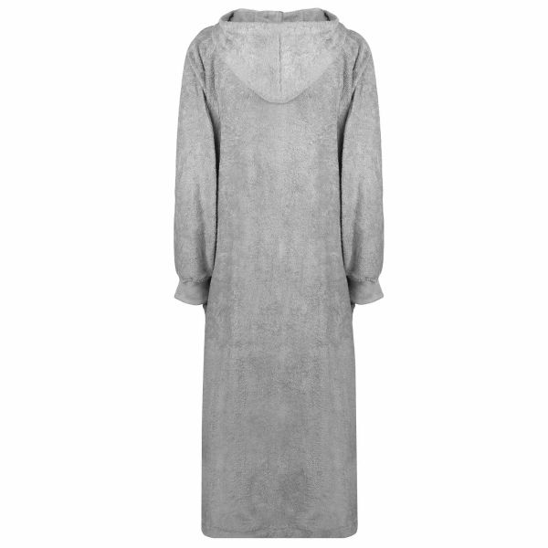 Одеяло с качулка KINN Сив XXL Памук