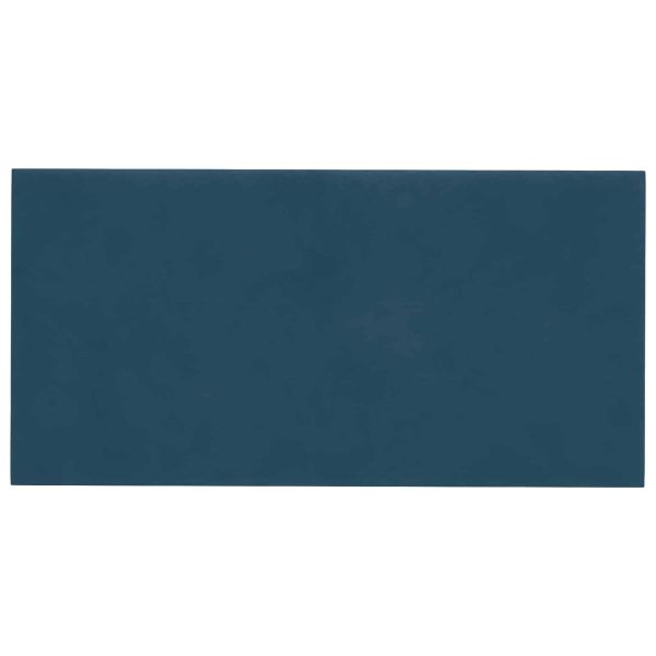 Стенно табло за легло 12 pcs Синьо 30 x 15 cm Кадифе