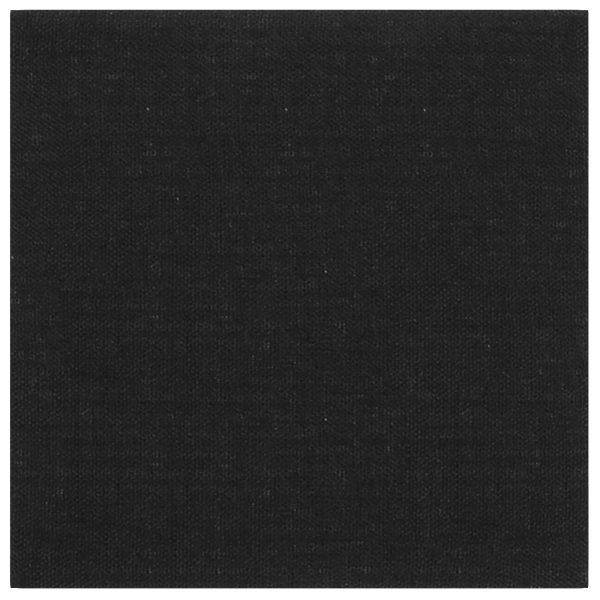 Стенно табло за легло 12 pcs Черен 30 x 30 cm текстил