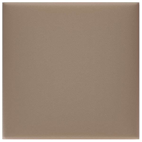 Стенно табло за легло 12 pcs Капучино 30 x 30 cm текстил