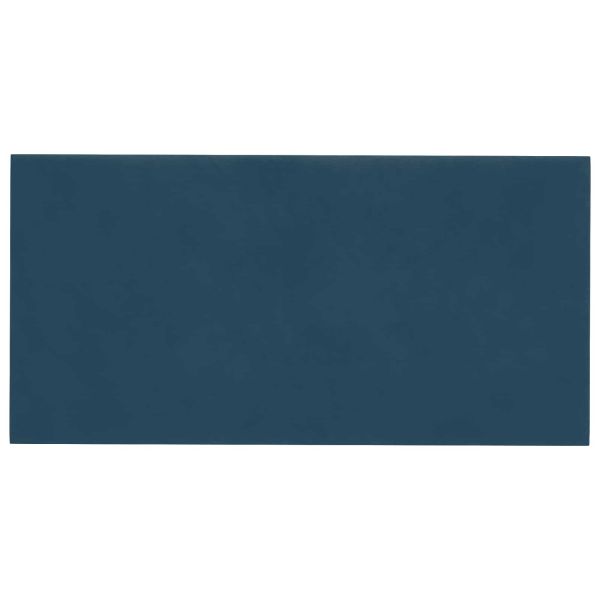 Стенно табло за легло 12 pcs Синьо 60 x 30 cm Кадифе