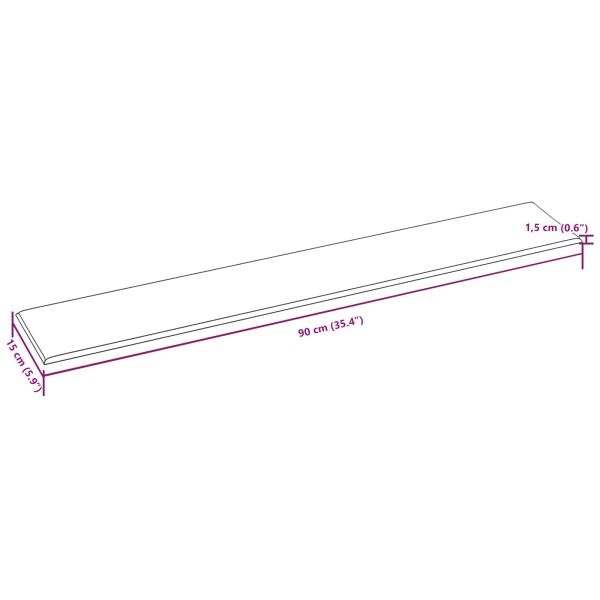 Стенно табло за легло 12 pcs Синьо 90 x 15 cm текстил