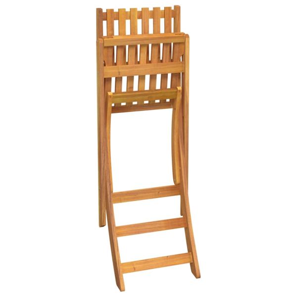 Градински бар комплект от 5 части, акация масив