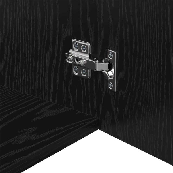 Служебен шкаф 3 pcs Черния дъб