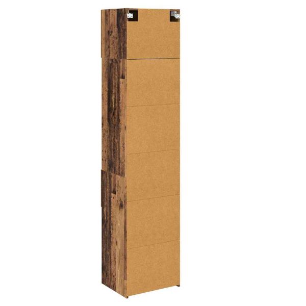 Висок шкаф Старо дърво 50 x 42,5 x 225 см Инженерно дърво