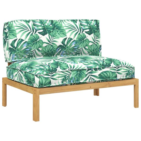 Комплект дивани с възглавница Мотив с листа 120 x 92 x 69 см