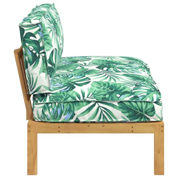 Комплект дивани с възглавница Мотив с листа 120 x 92 x 69 см