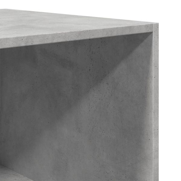 Гардероб, бетонно сиво, 100x50x200 см, инженерно дърво