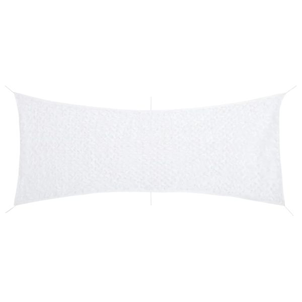 Камуфлажна мрежа с чанта за съхранение, 409x206 см, бял