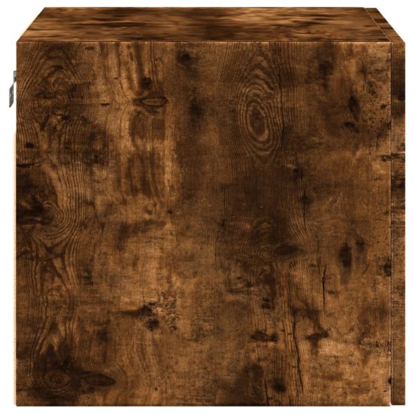 Стенен шкаф, опушен дъб, 50x42,5x40 см, инженерно дърво