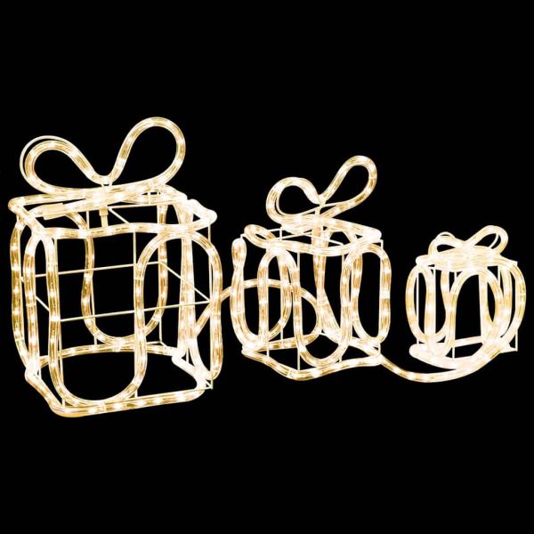 Коледна украса Подаръчни кутии със 180 LED за закрито и открито