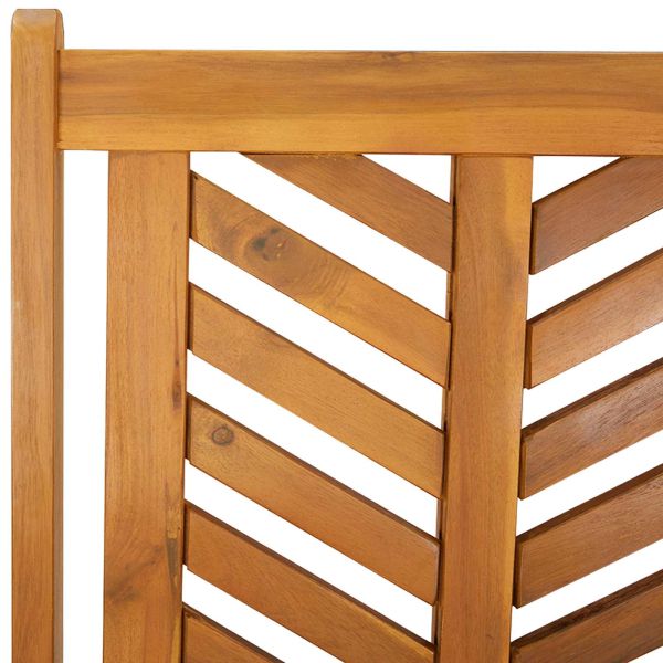 Градински стол 8 pcs Кафяво 57 x 72 x 109 см