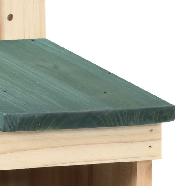 Къщи за птици, 4 бр, 12x16x20  см, чам