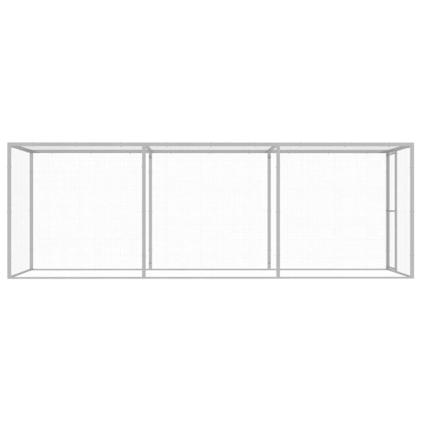 Клетка за котки 4,5x1,5x1,5 м поцинкована стомана