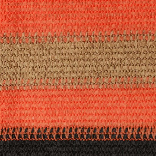 Балконски параван, многоцветен, 90x500 см, HDPE