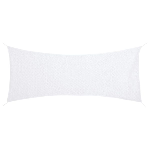 Камуфлажна мрежа с чанта за съхранение, 312x140 см, бял