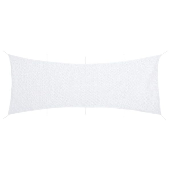 Камуфлажна мрежа с чанта за съхранение, 833x297 см, бял