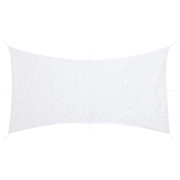 Камуфлажна мрежа с чанта за съхранение, 516x400 см, бял