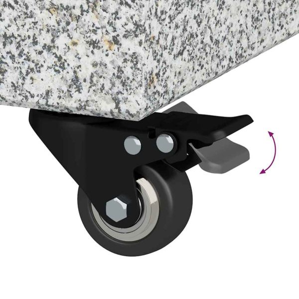 Основа за чадър Сив 45 x 25 x 45 см Гранит