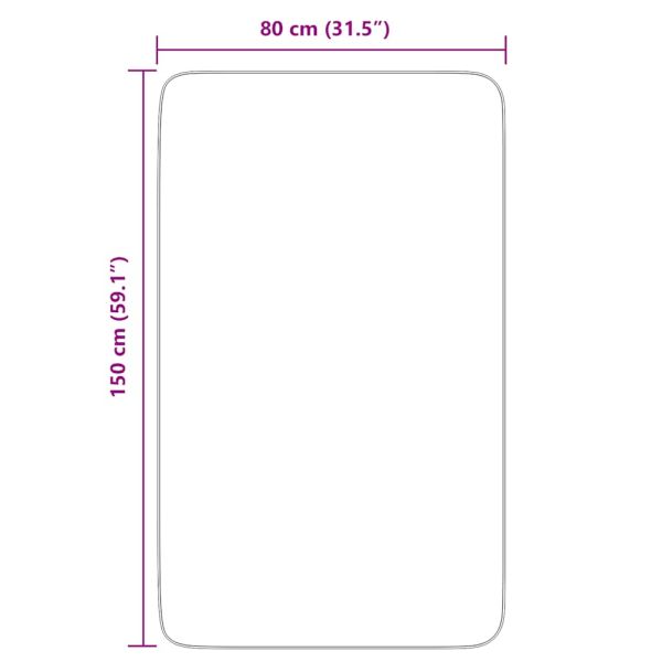 Шаги килим с дълъг косъм, NAVARRA, сребристо сив, 80x150 см