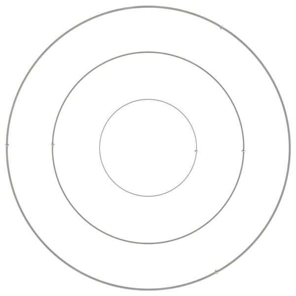 Градинска саксия Сребрист 90 x 90 x 20 см Галванизирана стомана