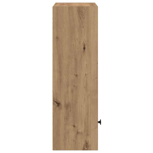 Библиотека, дъб артизан, 31x24x77 см, инженерно дърво