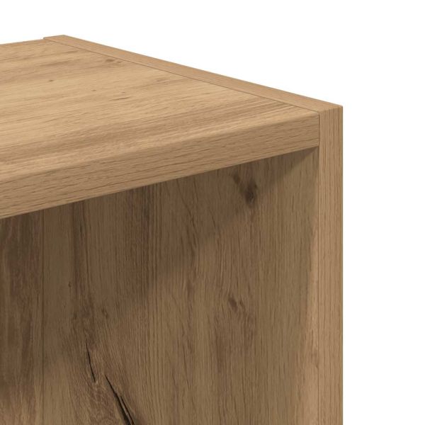 Библиотека, дъб артизан, 31x24x77 см, инженерно дърво