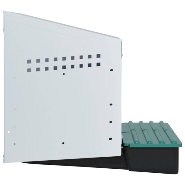 Кутия за пилета с 2 отделения, за стенен монтаж, поцинкована стомана