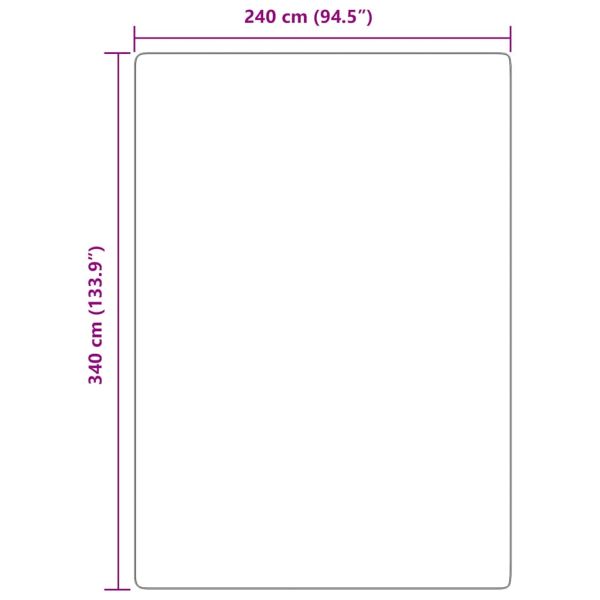 Шаги килим с дълъг косъм, NAVARRA, Бежов, 240x340 см, полиестер