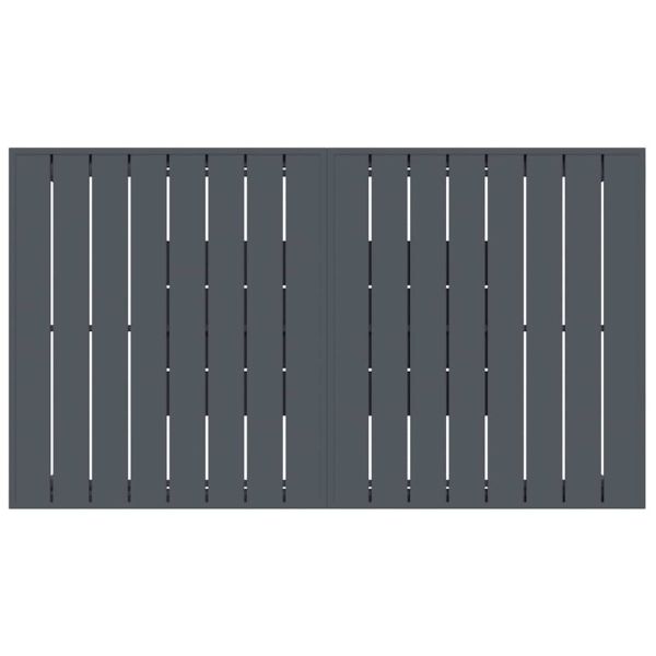 Комплект за хранене в градината 9 pcs Антрацит