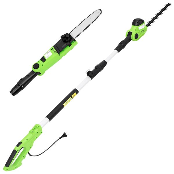2-в-1 телескопичен трион/храсторез, 25/41 см, 710/550 W