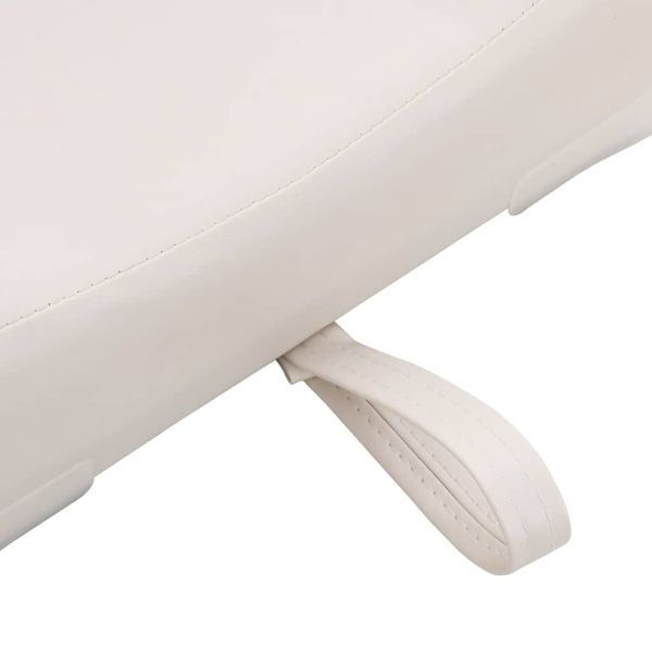 Сгъваеми седалки за лодка, комплект от 2, синьо-бели, 41x36x48 см