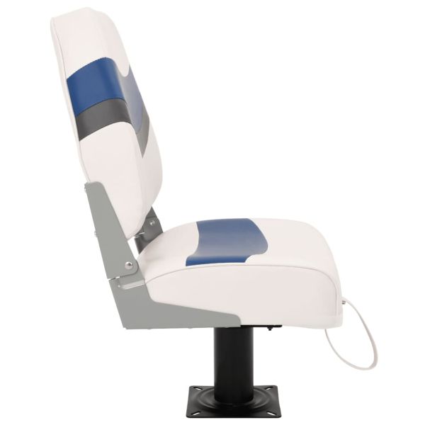 Сгъваема седалка за лодка от 2 части, висока облегалка