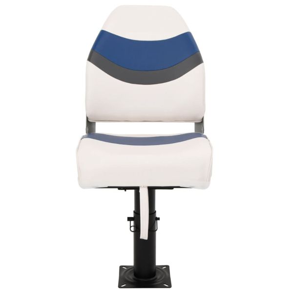 Сгъваема седалка за лодка от 2 части, висока облегалка