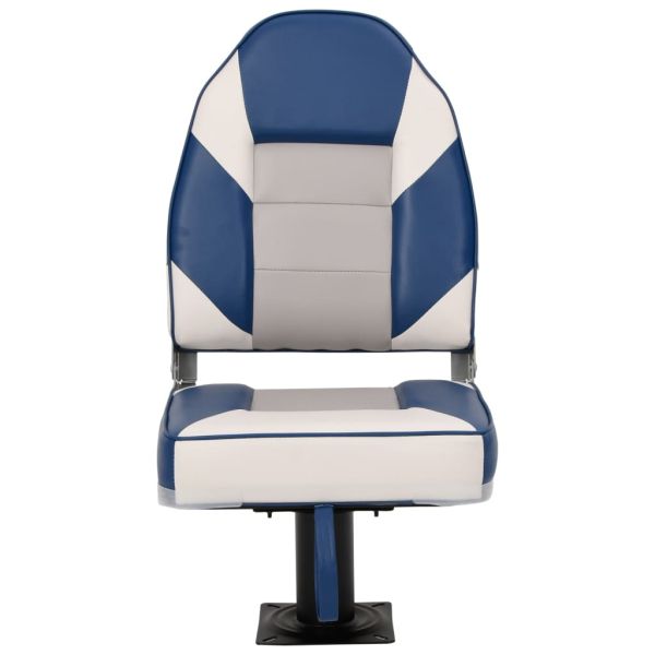 Сгъваема седалка за лодка от 2 части, висока облегалка