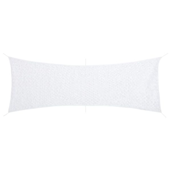 Камуфлажна мрежа с чанта за съхранение, 519x142 см, бял