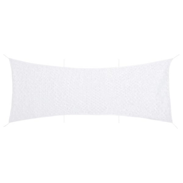 Камуфлажна мрежа с чанта за съхранение, 623x203 см, бял