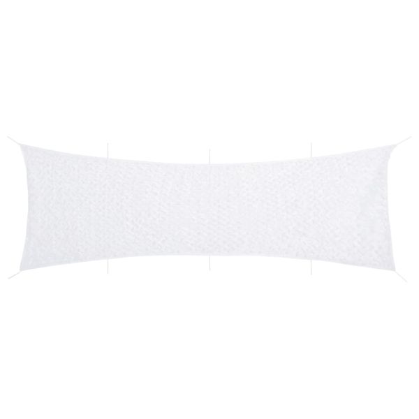 Камуфлажна мрежа с чанта за съхранение, 809x207 см, бял