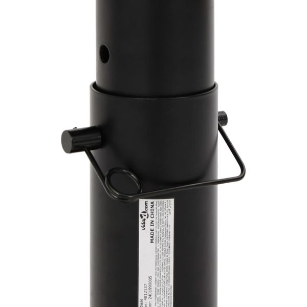 Стойка за седалка за лодка, регулируема, 28-45,5 см, стомана