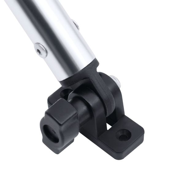 Тента за лодка, 2 дъги, черна, 150x120x110 см