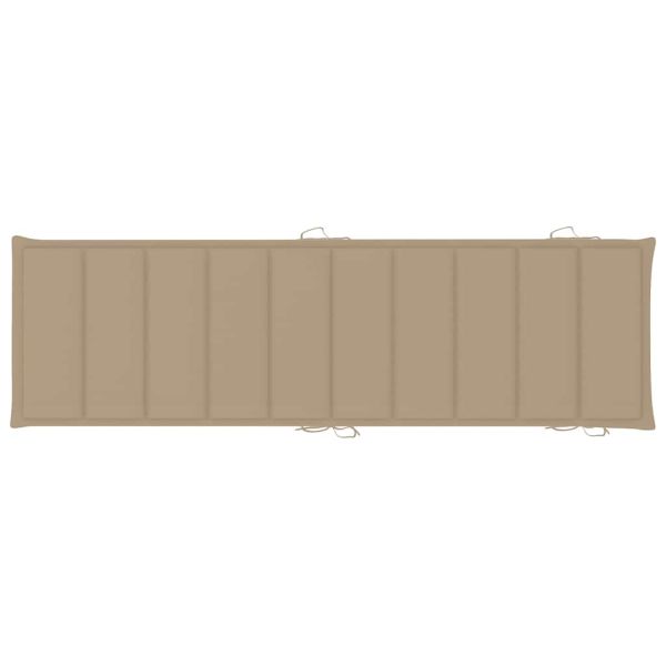 Градински шезлонг с шалте, акациево дърво масив