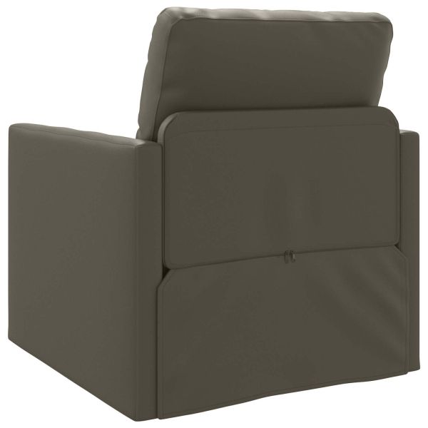 Диван легло 60cm Сив Изкуствена