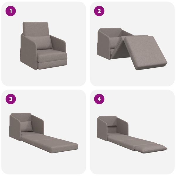 Диван легло 60cm Таупе текстил