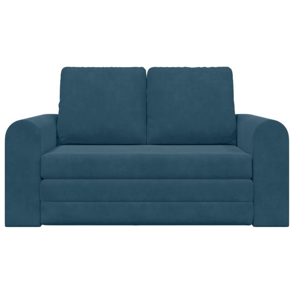 Диван легло 60cm Синьо Кадифе
